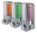 3-chamber Organizer Shampoo Soap Living Aviva Shower Dispenser Bathroom