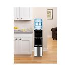 Primo Top Load Water Dispenser Cooler Hot Cold Stainless Steel Black Gallon Bottle 709788284298