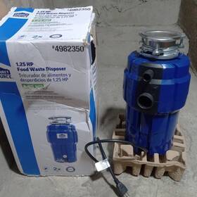 4982350 Project Source Corded 1.25-hp Continuous Feed Noise Insulated Garbage Disposal