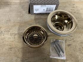 Rohl 743ag 3-1/2 Inch Disposal Flange Antique Gold Read