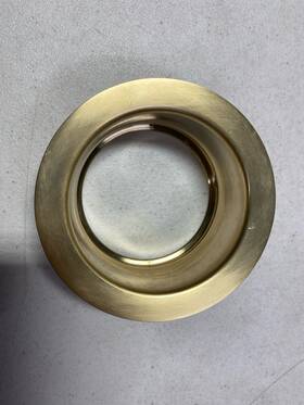 743seg Rohl Garbage Disposal Flange In Satin English Gold