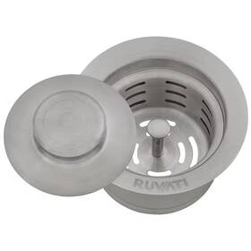 Ruvati 313038169145 3.5 Inch Kitchen Sink Garbage Disposal Flange With Basket Strainer And Stopper In