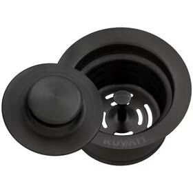 Ruvati 445016542510 3.5 Inch Kitchen Sink Garbage Disposal Flange With Basket Strainer And Stopper In