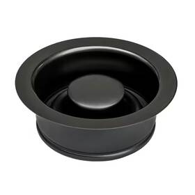 Ruvati 445042337371 3.5 Inch Kitchen Sink Garbage Disposal Flange In Gunmetal Black Stainless Steel
