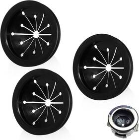 Fy616scfjz-1 Rwsefk Kitchen Garbage Disposal Rubber Drain Insert 3pcs Black