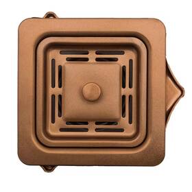 S Strictly Kitchen Bath 313048570580 Copper Stainless Steel Square Garbage Disposal Adapter