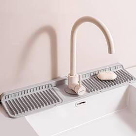 Sepsummer Disjhm3 Upgraded Faucet Mat For Kitchen Sink Silicone Splash Guard F