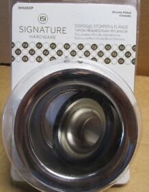 Sh163cp Signature Hardware Deep Well Disposal Flange And Stopper Chrome