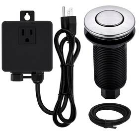 Sinkingdom Sk40a03bn Garbage Disposal Sinktop Air Switch Kit With Long Button Brass Made Cover Bru