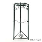 Sm775 Designs Storage Step Green Metal 3 Goldwell - Floor Stand