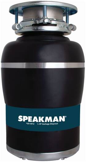 Gd-5012 Speakman 1/2 Hp Continuous Garbage Disposal - Black