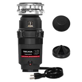 Tgss50ng Tecasa 1/2 Hp Garbage Disposal Food With Power Cord Stainless Ste