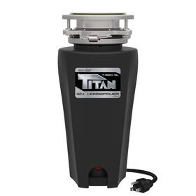 Titan 707534414098 3/4 Hp Slim-line Garbage Disposal - Stainless Steel
