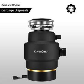 Trifecte 313052575588 Grinder 3/4 Hp Continuous Feed Garbage Disposal With Sound Reduction And Power C