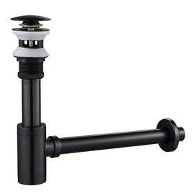 Tsibomu Tbm80810323 Bathroom Basin Sink Waste P-trap Drain Kit Adjustable Bottle Trap With Pop U