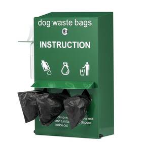Vevor 197988999782 Dog Waste Station Bag Dispenser With 600 Bags Lockable Poop Holder