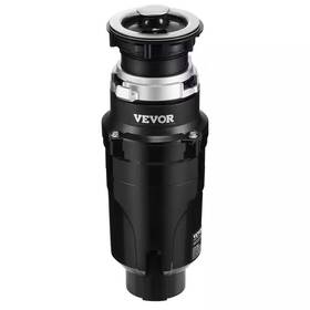 Vevor 711181366662 Power Series 1/2 Hp Continuous Feed Garbage Disposal With Cord Food Waste