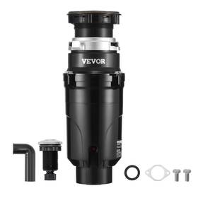 Jw-301 Vevor Garbage Disposal 1/2 Hp Continuous Food Waste Disposer 3450rpm Ez Connect
