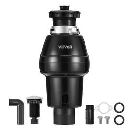 Jw-v50 Vevor Garbage Disposal 3/4 Hp Continuous Food Waste Disposer 3250rpm Ez Corded