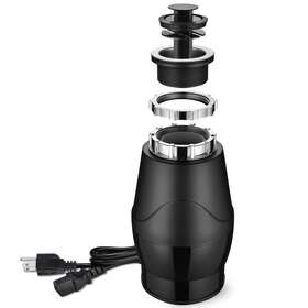 26gdp003-8806-06 Wechef Upgraded-1.0 Hp Garbage Disposal Continuous Feed Kitchen Waste 3000 Rpm