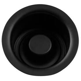 Westbrass 313044562565 3-1/2 Inch Extra-deep Collar Kitchen Sink Waste Disposal Flange And Stopper Matte