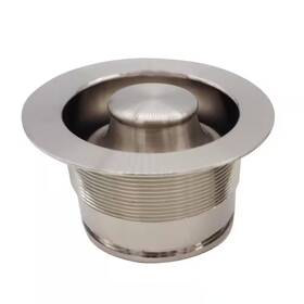 Westbrass 313107268281 3-1/2 Inch Brass Ez Mount Disposal Flange And Stopper
