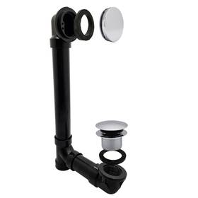Westbrass 493144h-26 14 Inch Sch. 40 Abs Bath Waste And Overflow Assembly With Tip-