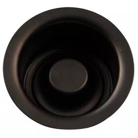 Westbrass 744110683431 3-1/2 Inch Extra-deep Collar Kitchen Sink Waste Disposal Flange And Stopper Oil Ru