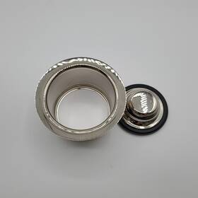 D2082-05 Westbrass 747028985093 3-1/2 Inch Sink Waste Disposal Flange And Stopper Nickel 1-pack