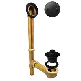 D321-20g-62 Westbrass 14 Inch Brass Bath Waste And Overflow Assembly With Twist C