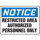Madc807vp Wht Plstc Bk Sign 10in X2f Notice Bl 7