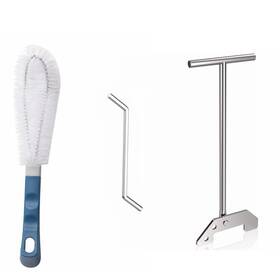 Wildexplorer-4 979944761318 Universal Garbage Disposal Brush Kit Disposer Unjamming Wrench Tool E