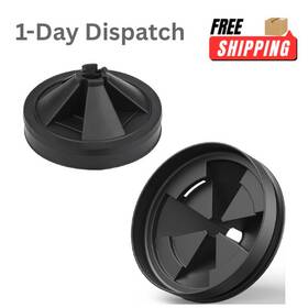 Wmzjnljy J41-2 3pcs Garbage Disposal Splash Guard Rubber Sink Baffle Drain Cover Black