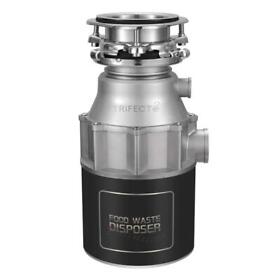 Tri-em200 Wrecker 3/4 Hp Continuous Feed Garbage Disposal With Sound Reduction And Power