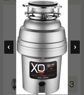 Xod1pro Xo Continuous Feed 1.0 Hp Garbage Disposal With Power Cord