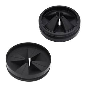 Zwelocy 762744037024 2 Pack 3 3/8 Inch Garbage Disposal Splash Guards Sink Baffle Qcbam Dispo