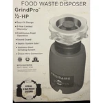 Frigidaire Grindpro 1/2 Hp Food Waste Disposer FFDI501DMS 2600 Rpm Stainless New. Fixed Price $37.99.