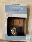 Vtg American Standard Williamsburg Soap Dish Polished Brass Solid Construc. Fixed Price $15.00.