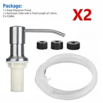 360 Sink Soap Dispenser Stainless Steel Kitchen Hands Liquid Pump Bottle Tube. Fixed Price $10.99.