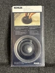 Kohler Disposal Flange + Stopper, Oil-rubbed Bronze New Open Box K-11352-2BZ. Fixed Price $22.95.
