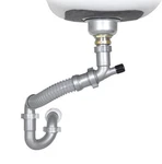 Snappy Single Kitchen Sink Drain Kit, 1-1/2" With Flexible P-trap, All-i.... Fixed Price $29.97.
