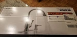 Kohler K-R72512-SD-VS Carmichael Pull-down Sprayer Kitchen Faucet Stainless. Fixed Price $125.00.