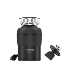 Garbage Disposal 3/4 Hp For Kitchen Sink Quiet With Stopper Power Cord, Easy .... Fixed Price $183.74.