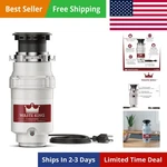Garbage Disposal For Kitchen Sink With Power Cord, Compact Food Waste Disposer,. Fixed Price $74.75.