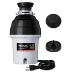 Tecasa Hypercrush 100 1.0 Hp Food Waste Disposer Garbage Disposal Black Ez Mount. Fixed Price $69.25.