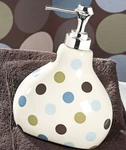 Saturday Knight Soap Lotion Pump Dispenser Multi Polka Dot Design. Fixed Price $22.95.