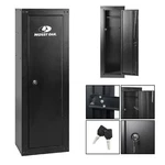 Mossy Oak 8 Gun Security Cabinet With Key Lock - Compact & Durable Black Design. Fixed Price $169.13.