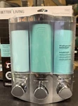 Better Living Euro Series Trio 3-CHAMBER Soap Dispenser Chrome Finish. Fixed Price $29.99.