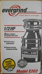 New Insinkerator 75951 Evergrind E202 W/cord Corded 1/2 Hp Garbage Disposal. Fixed Price $115.99.