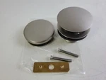 Westbrass Mushroom Drain Kit 1-1/2 With No-hole Round Faceplate Satin Nickel. Fixed Price $45.00.